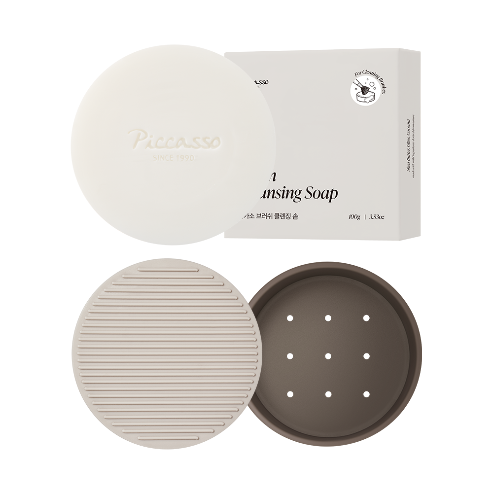 PICCASSO Brush Cleansing Soap (+Soap case)