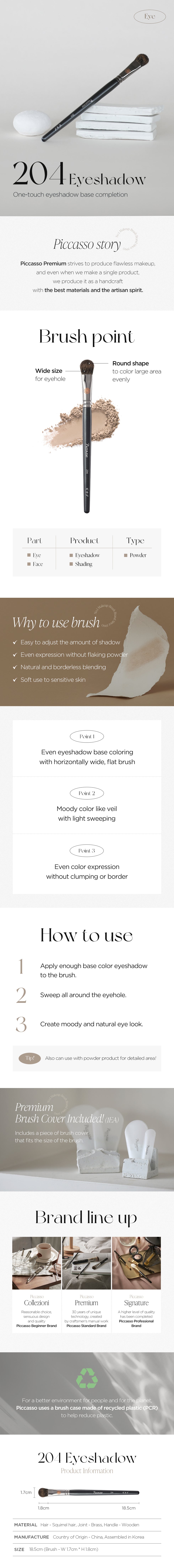 PICCASSO 204 Eyeshadow Product Details