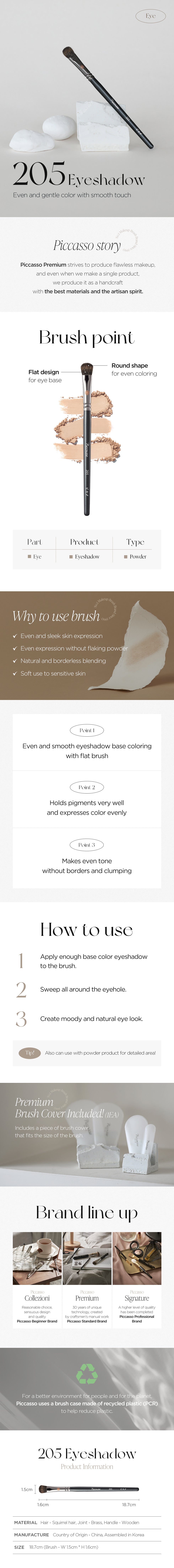 PICCASSO 205 Eyeshadow Product Details