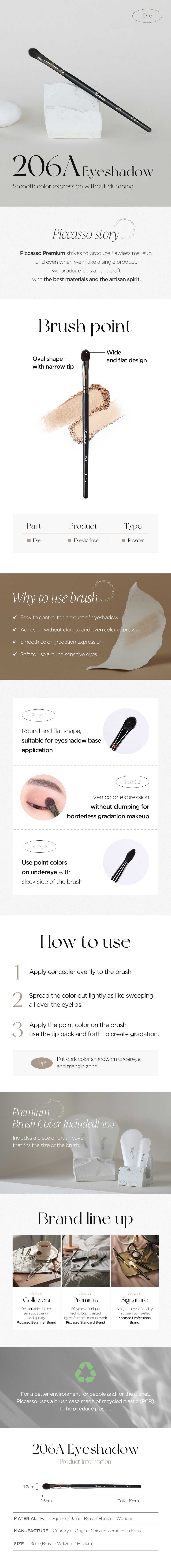 PICCASSO 206A Eyeshadow Product Details