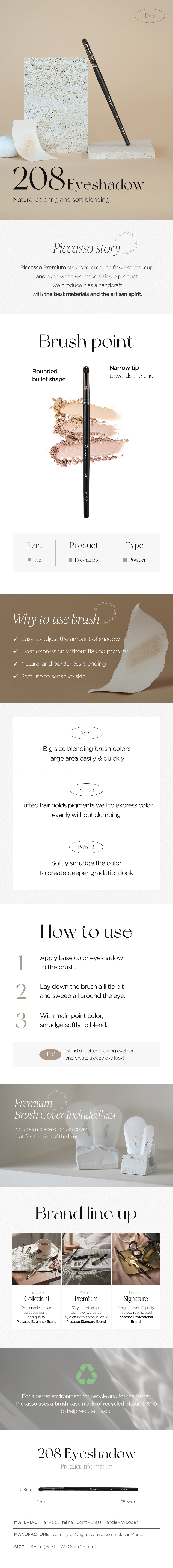 PICCASSO 208 Eyeshadow Product Details