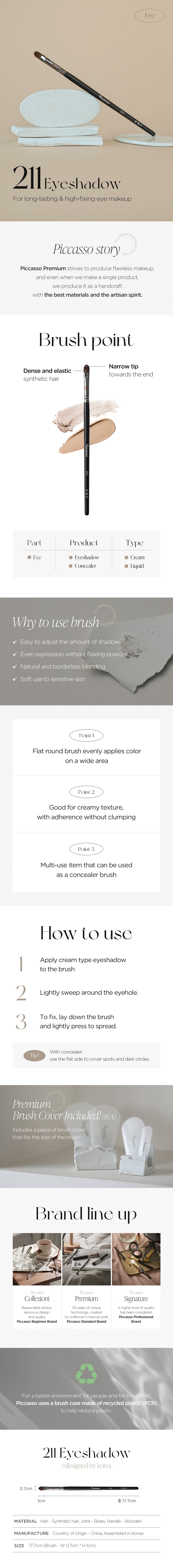 PICCASSO 211 Eyeshadow Product Details