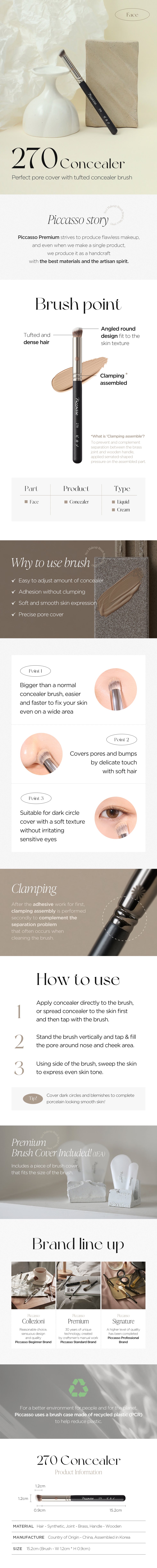 PICCASSO 270 Concealer Product Details