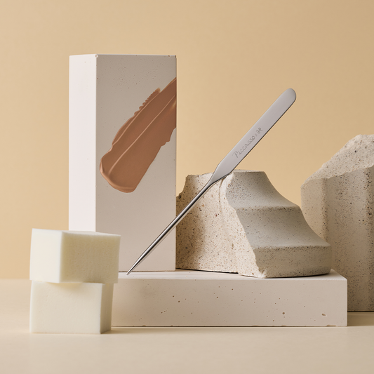 PICCASSO Makeup Spatula(+Latex Square Sponge 2P)